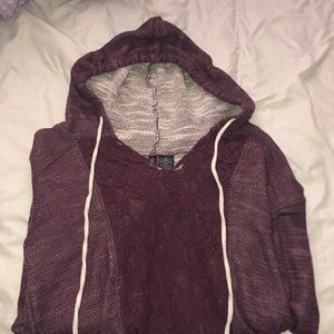Long sleeve shirt with hood